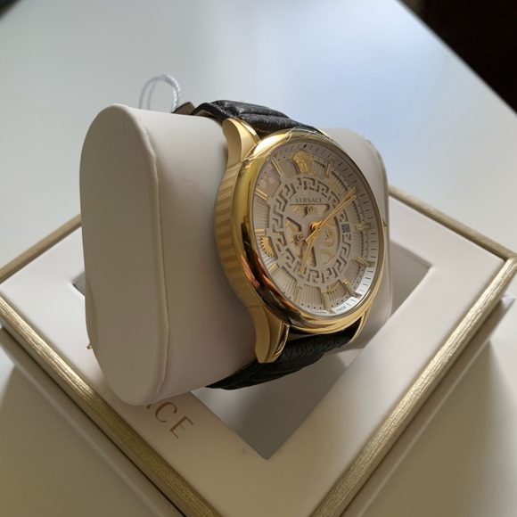 SOLD - VERSACE AIAKOS SPECIAL WATCH IN BROWN 44mm - Picture 11 of 16